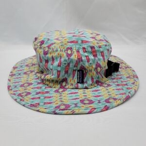 Patagonia Kids Girl's S Bucket Brim Hiking Hat Lightweight Adjustable RN 51884